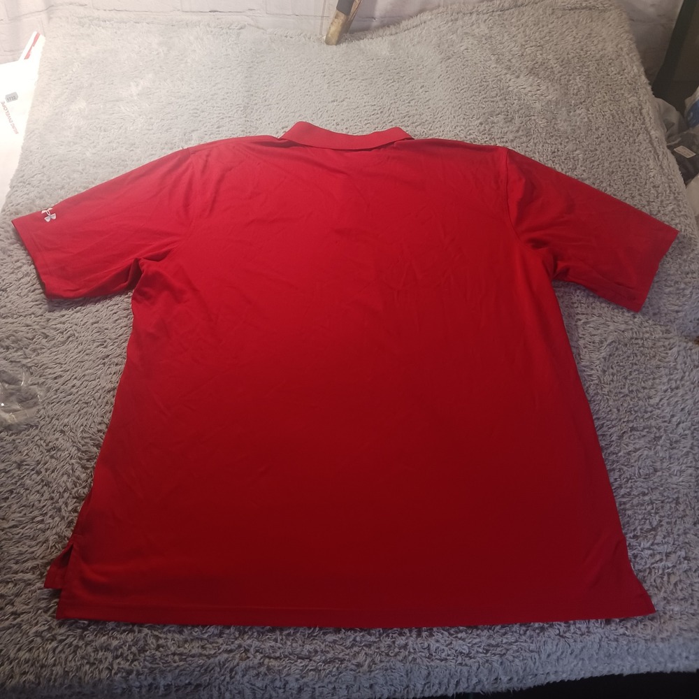 Under Armour HeatGear Loose Polo 2XL Miami Logo READ Athletic Golf Performance - Picture 7 of 9